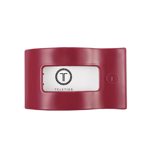 TELETIES - Flat Rectangle Hair Clip | Medium | Wild Side