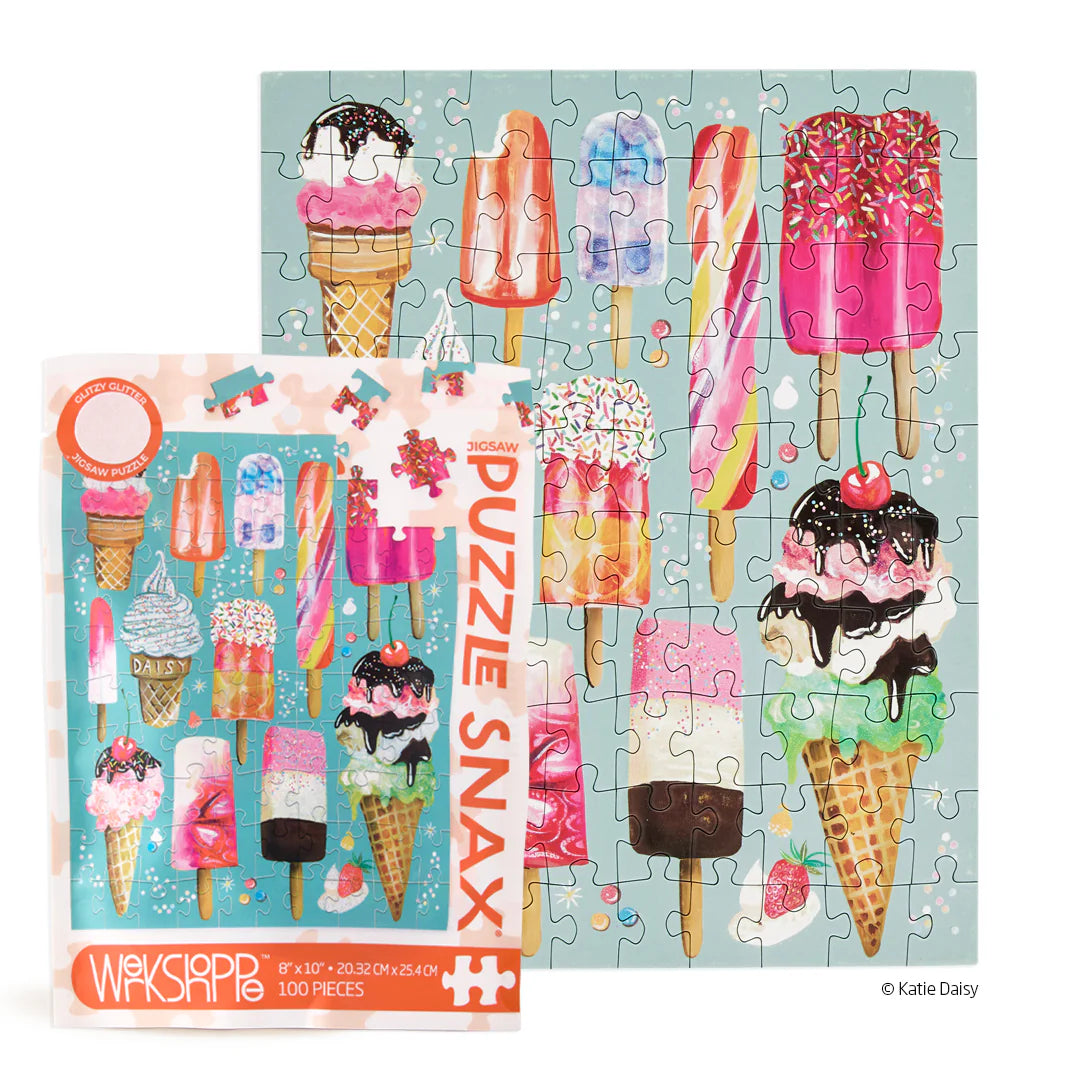 Werkshoppe - Ice Cream & Pops 100 piece Puzzle Snax