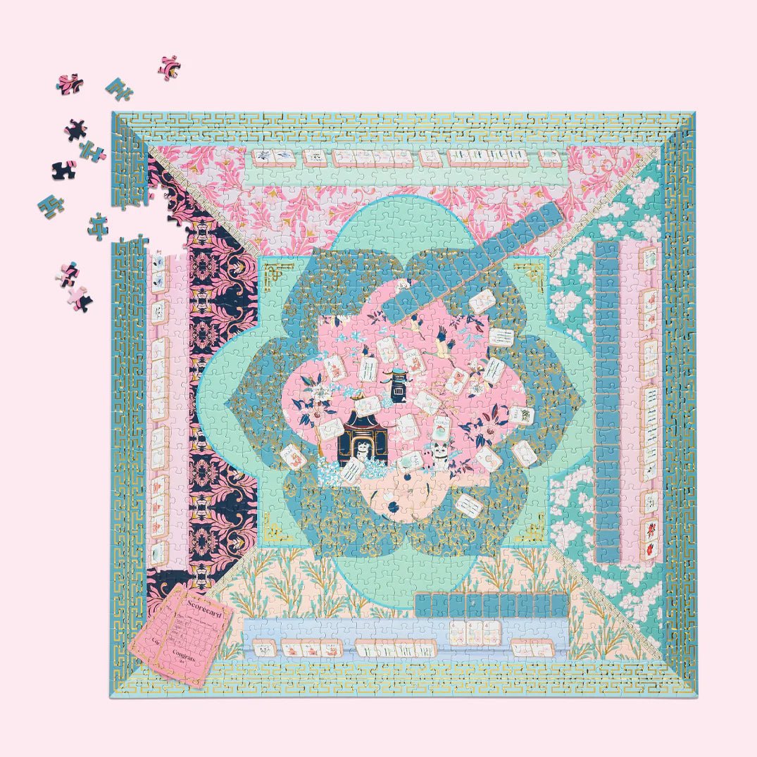 Werkshoppe - Let's Play Mahjong 1000 Piece Puzzle