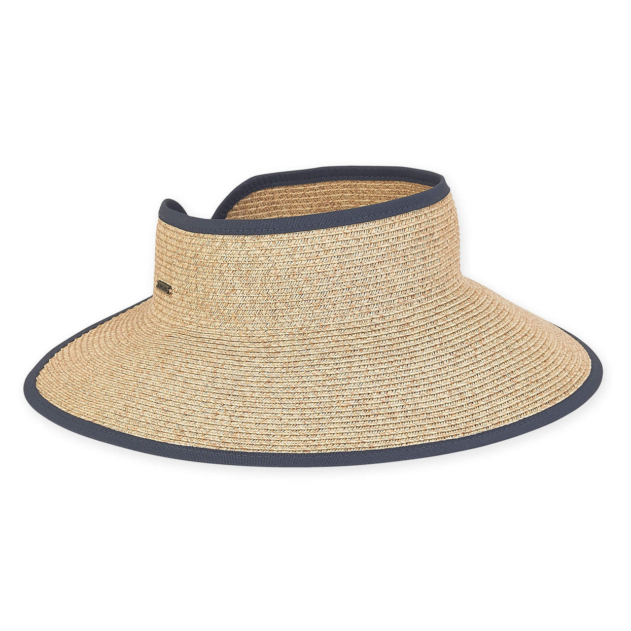 Sun n Sand- Paperbraid Roll Up Visor