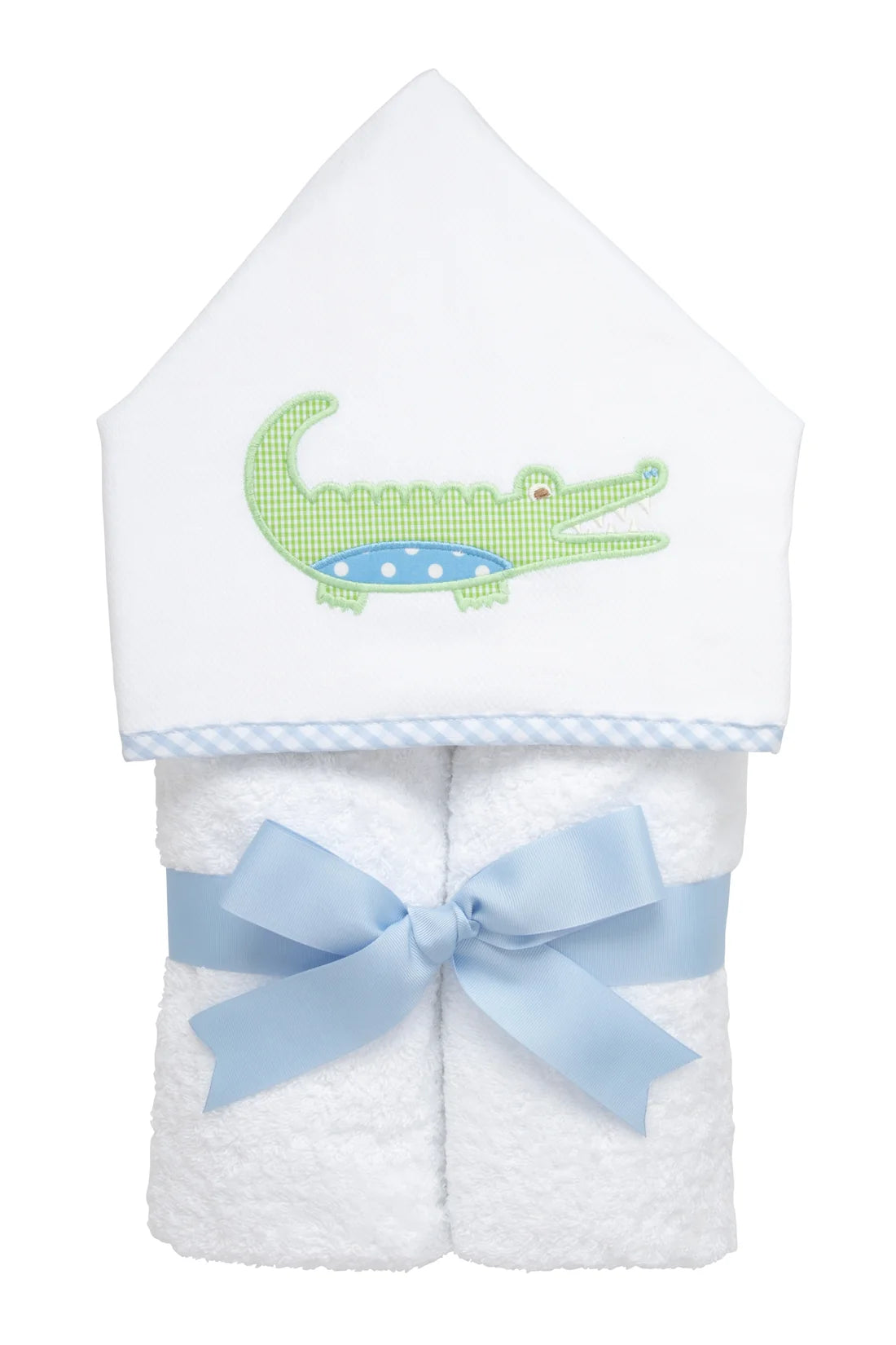 3 Marthas - Alligator Applique Everykid Hooded Towel