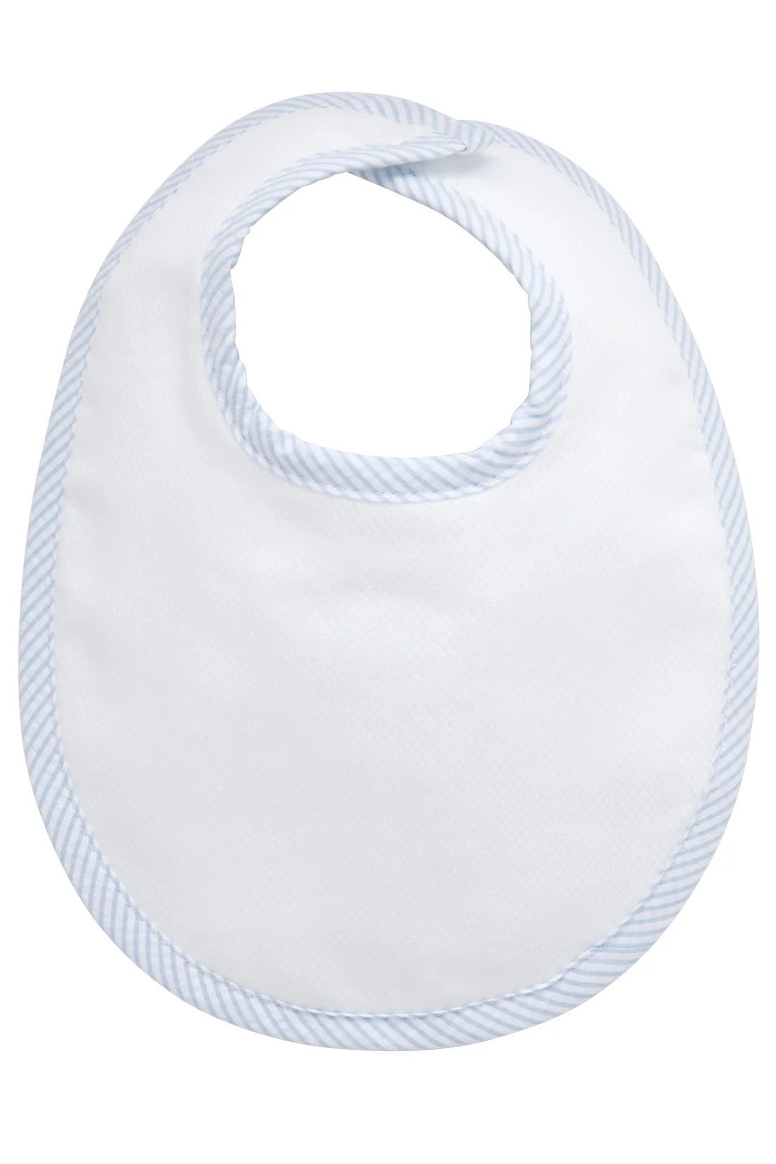 3 Marthas - Seersucker Stripe Basic Bib