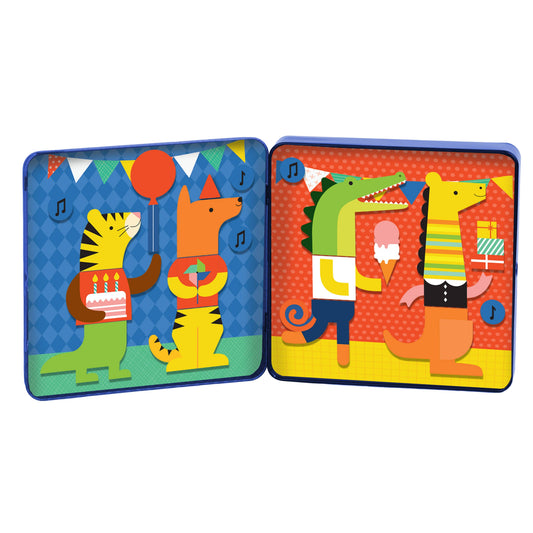 Chronicle Books - Party Animals On-the-Go Magnetic Play Set