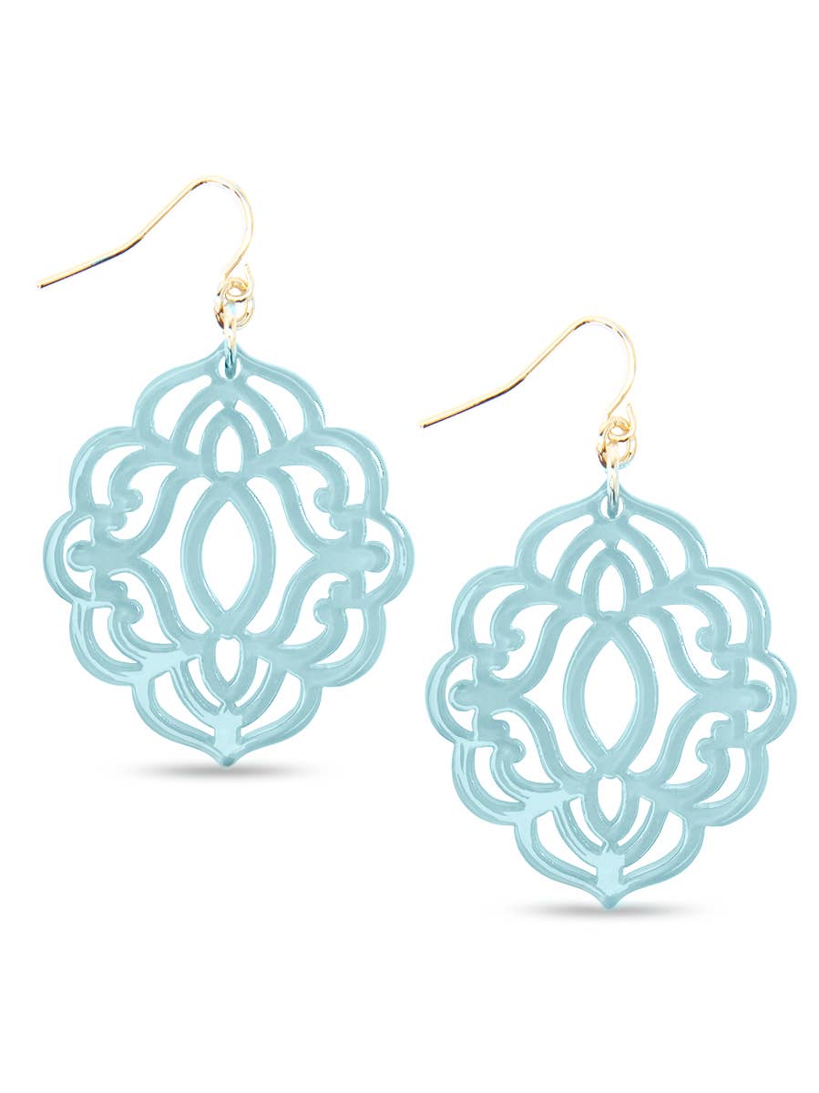 ZENZII Jewelry - Baroque Resin Drop Earring