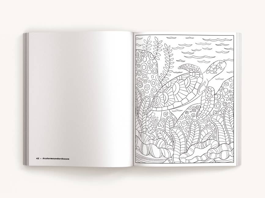 HarperCollins Focus - Color Me Under the Sea: An Adorable Adult Coloring Book