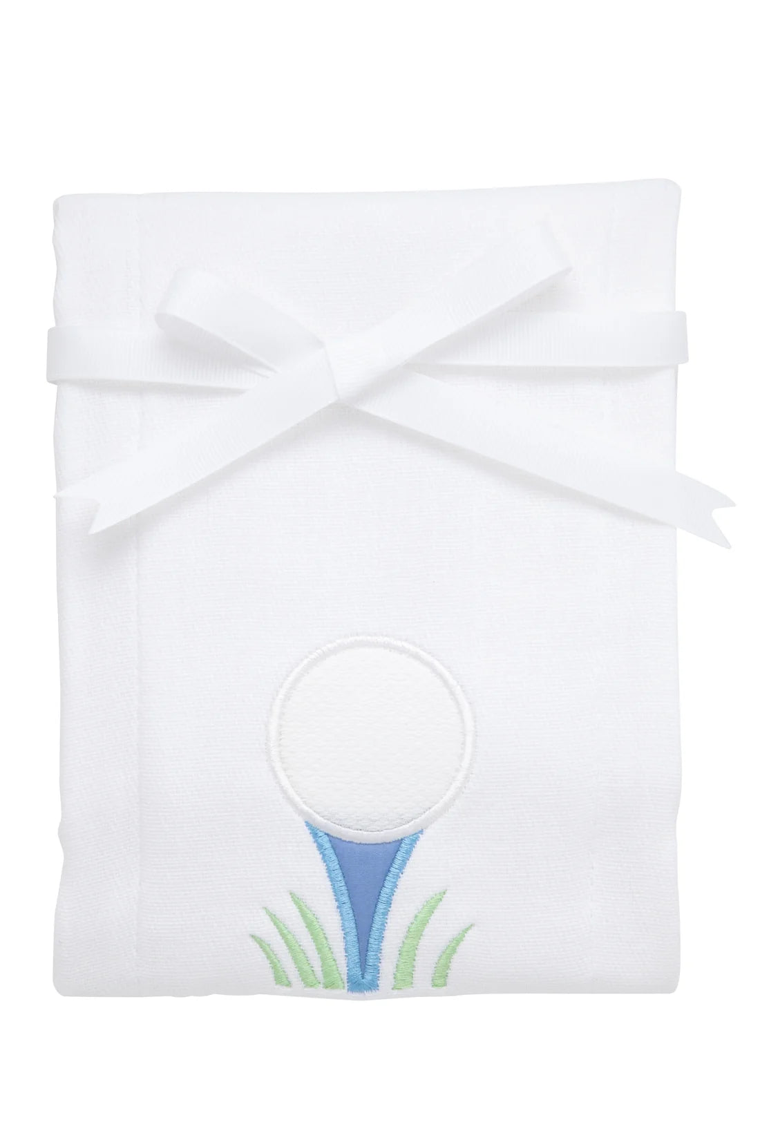 3 Marthas - Golf Applique Burp Cloth