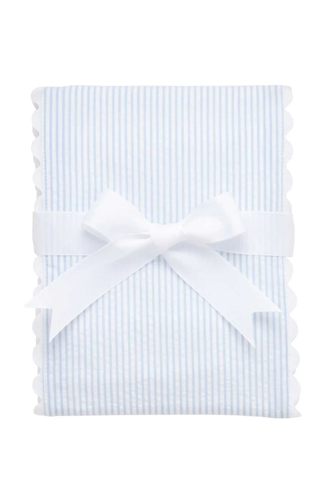 3 Marthas - Seersucker Stripe Fancy Fabric Burp Cloth