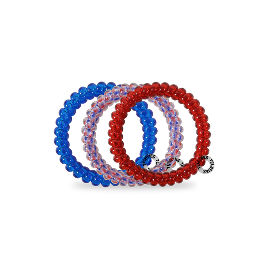 TELETIES - Patriot Pop Small Hair Ties