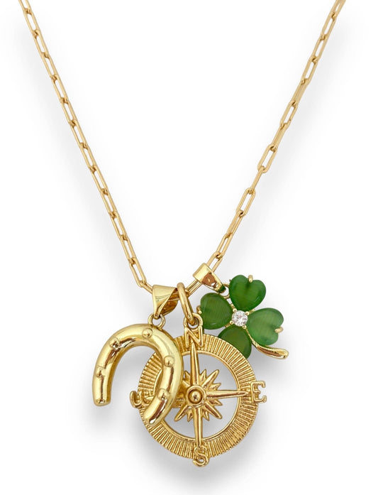 Shiver + Duke - Open Compass Pendant