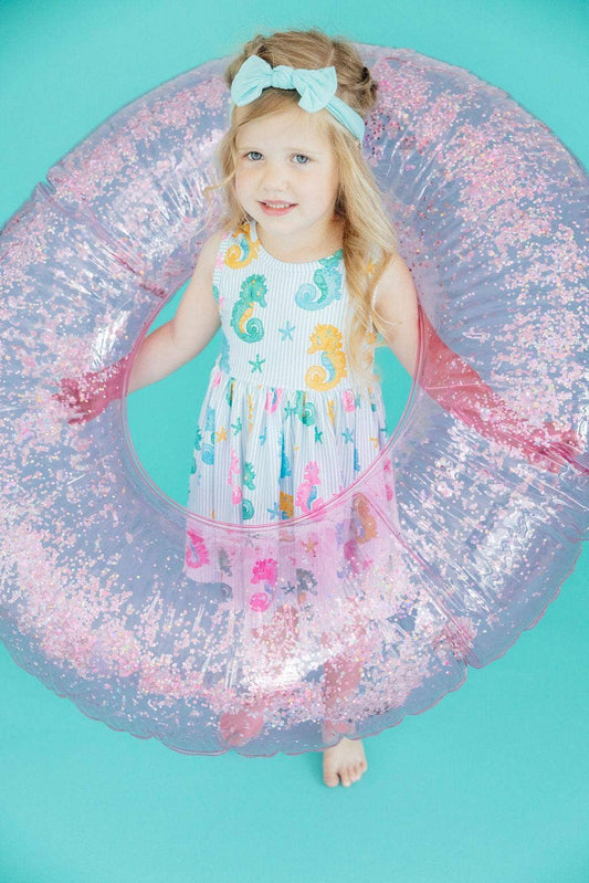 Mila & Rose - Seahorse Swirl Tank Twirl Dress