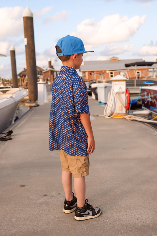 SALT WATER SOUL - Youth Hang Tail Polo
