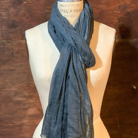 Stone Washed Cotton Scarf