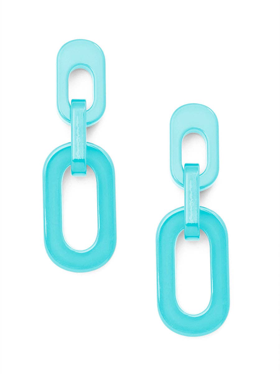 ZENZII Jewelry - Resin Cable Chain Drop Earring