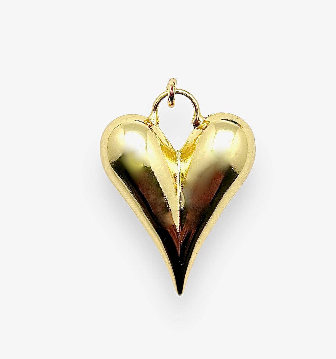 Shiver + Duke - Elongated Puffy Heart Charm