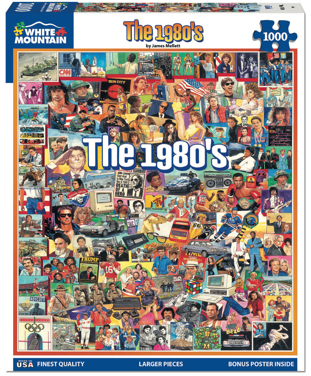 White Mountain- The Eighties 1000pc Puzzle