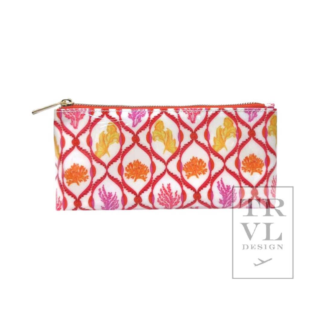 TRVL Design - Luxe Gloss Trio Bags - Red Coral