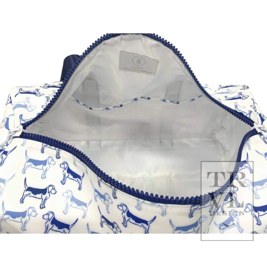 TRVL Design - Duffel - Puppy Love Blue Weekender Bag