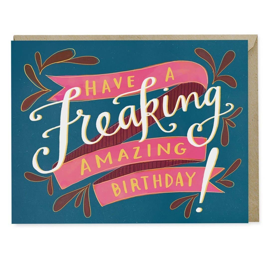 Hachette Book Group - Freaking Amazing Birthday Card