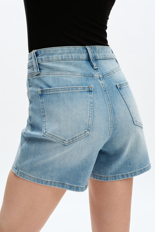 Bayeas - Elowen High Rise Denim Short