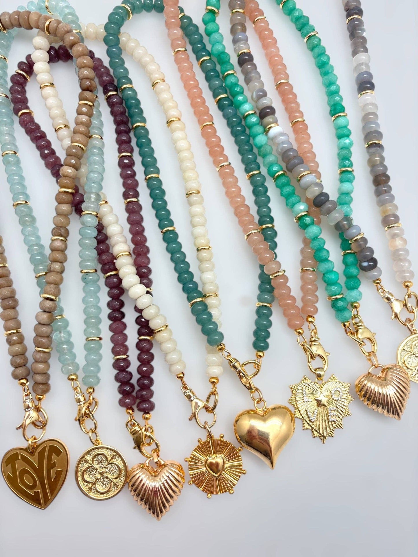 Shiver + Duke - Ivory Jade Necklace
