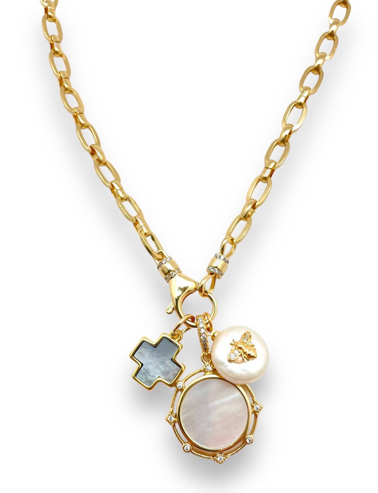 Shiver + Duke - Mother of Pearl Pendant