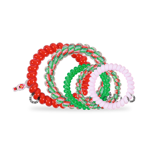 TELETIES - Spiral Hair Coils | Mix Pack | You Crack Me Up Hair Ties