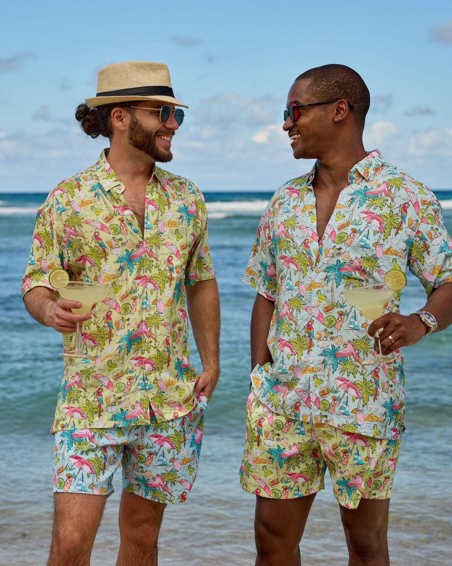 Kenny Flowers - Margaritaville by Kenny Flowers - Welcome to Margaritaville - Lime - Short Sleeve Shirt