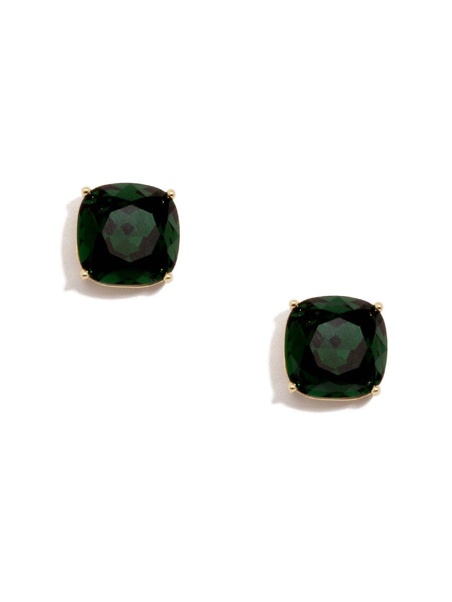 ZENZII Jewelry - Square Crystal Stud Earring