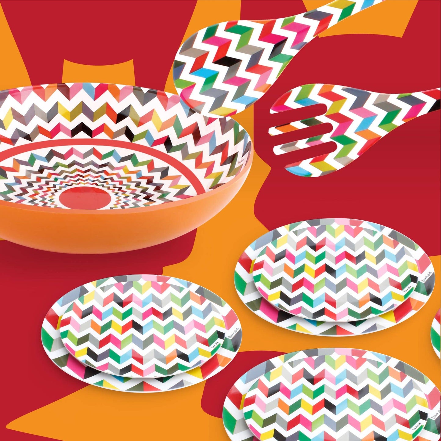 French Bull - Ziggy Salad Server Set