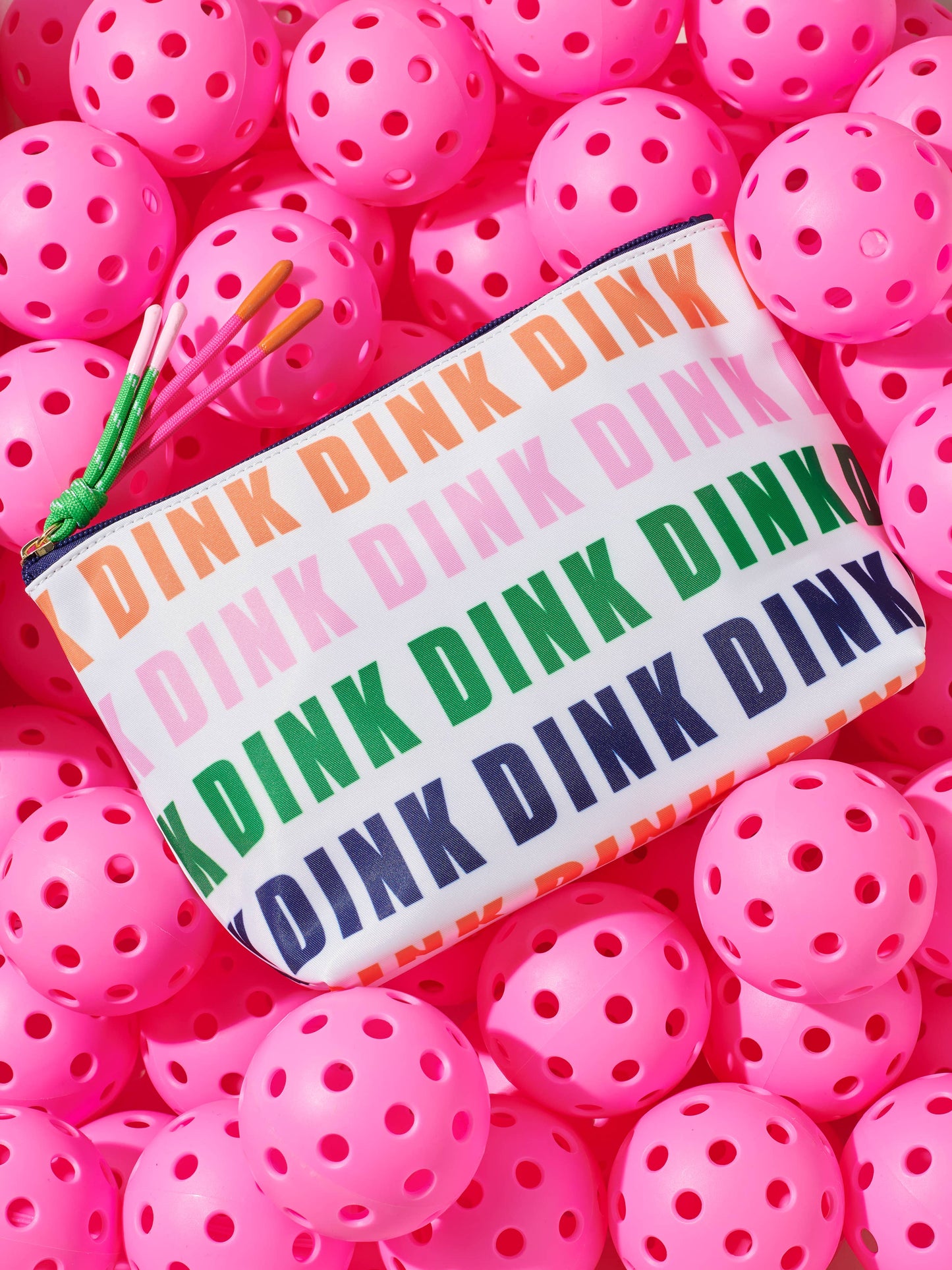 Shiraleah - "DINK DINK DINK" LARGE ZIP POUCH