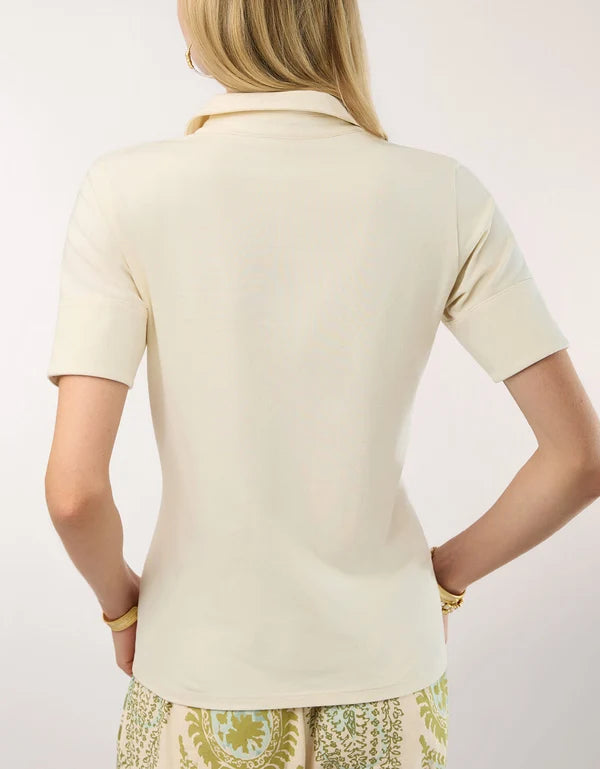Spartina 449 - Kacey Polo Top Antique White