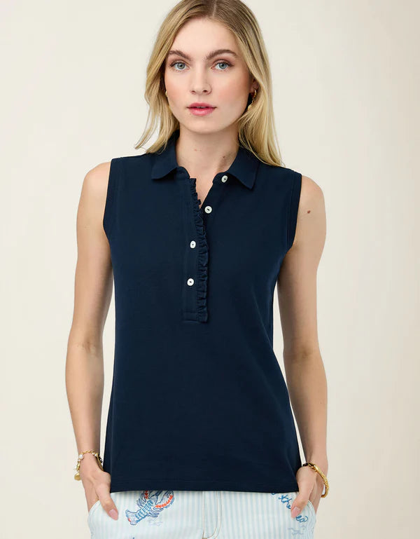 Spartina - Wendy Ruffle Pique Tank