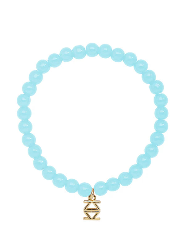 Zenzii - Small Glass Bead Stretch Bracelel - Assorted Colors