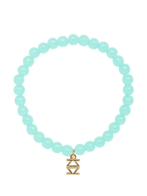 Zenzii - Small Glass Bead Stretch Bracelel - Assorted Colors