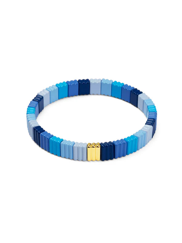 Zenzii - Enamel Tile Stretch Bracelet