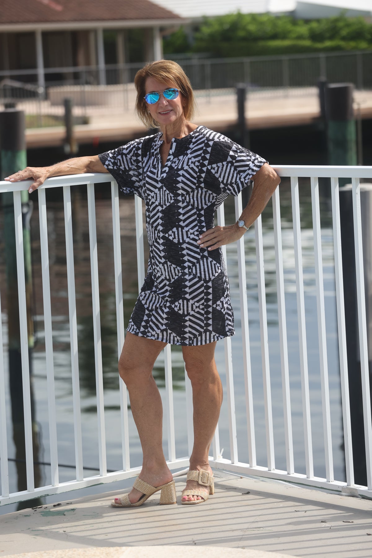 David Cline - Dolan Shift Dress - Carbon