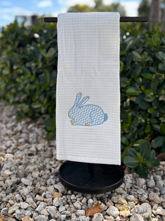 Bunny Waffle Weave Hand Towel