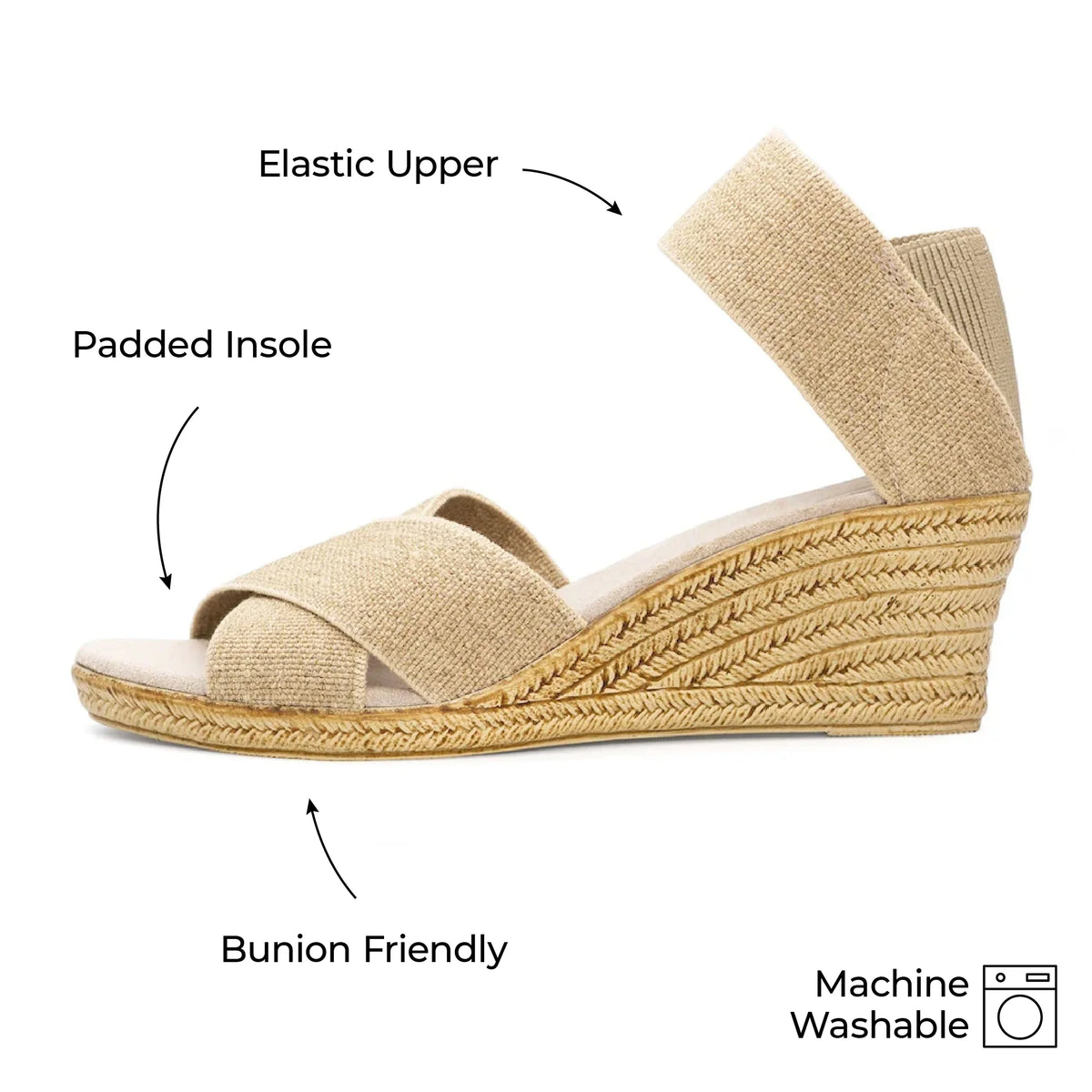 Charleston Shoe Co. - Cannon Linen Sandal