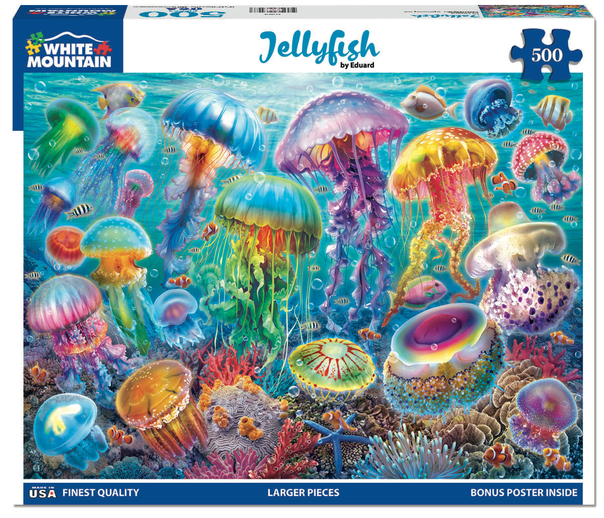 White Mountain Jellyfish 500pc Puzzle