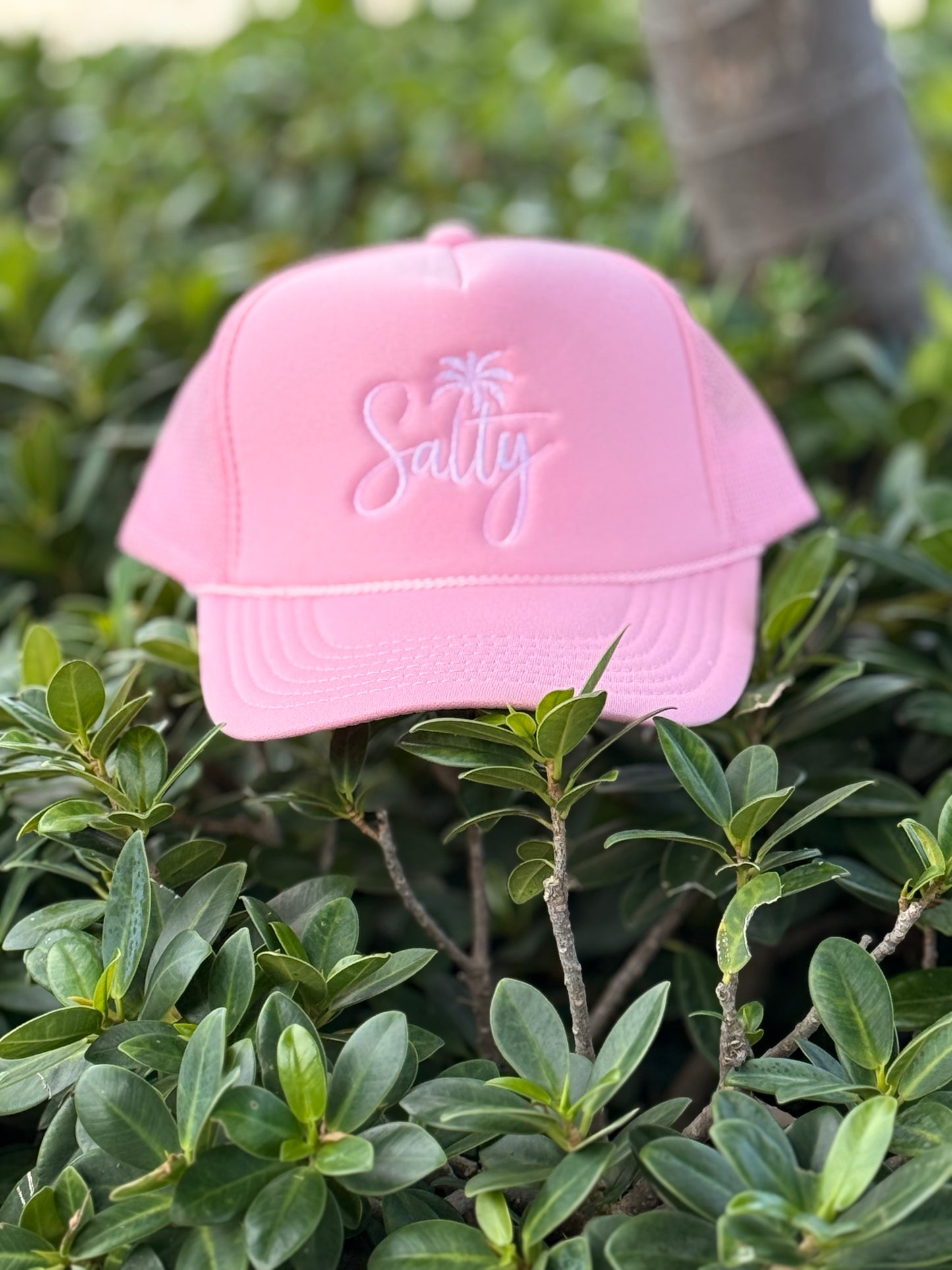 Embroidered Salty Foam Trucker Hat