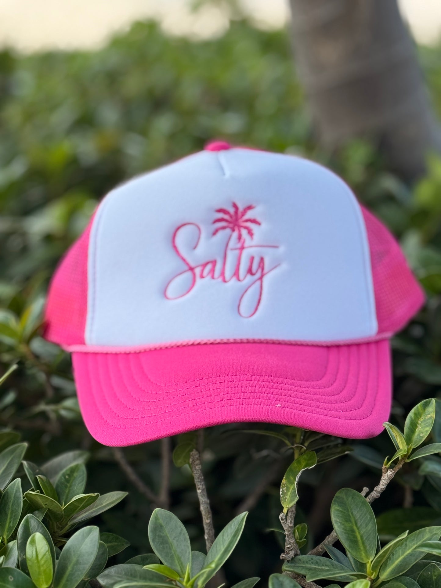 Embroidered Salty Foam Trucker Hat