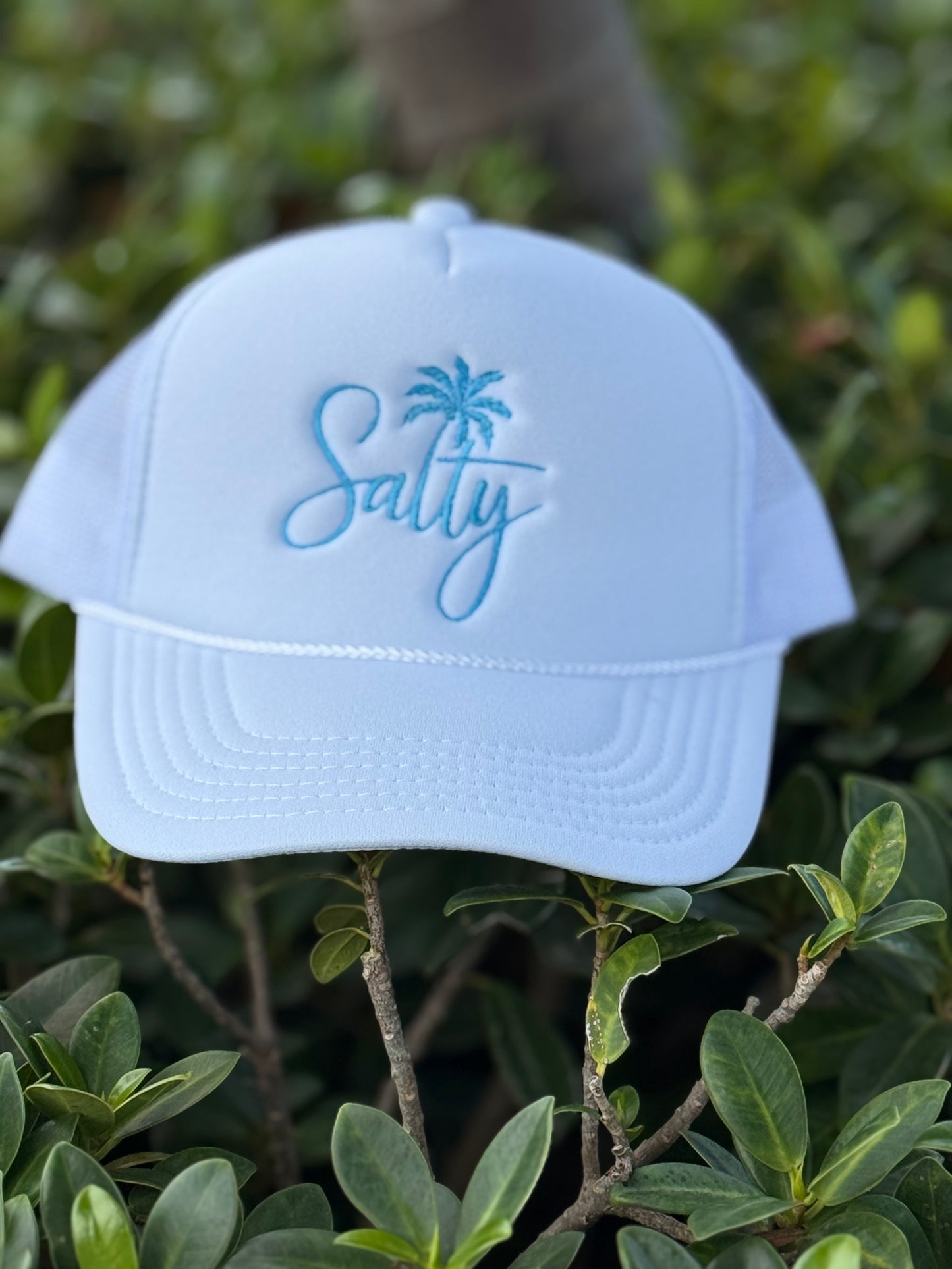 Embroidered Salty Foam Trucker Hat