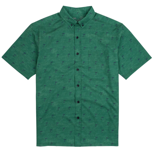 Kahala Palms SS Shirt in Green