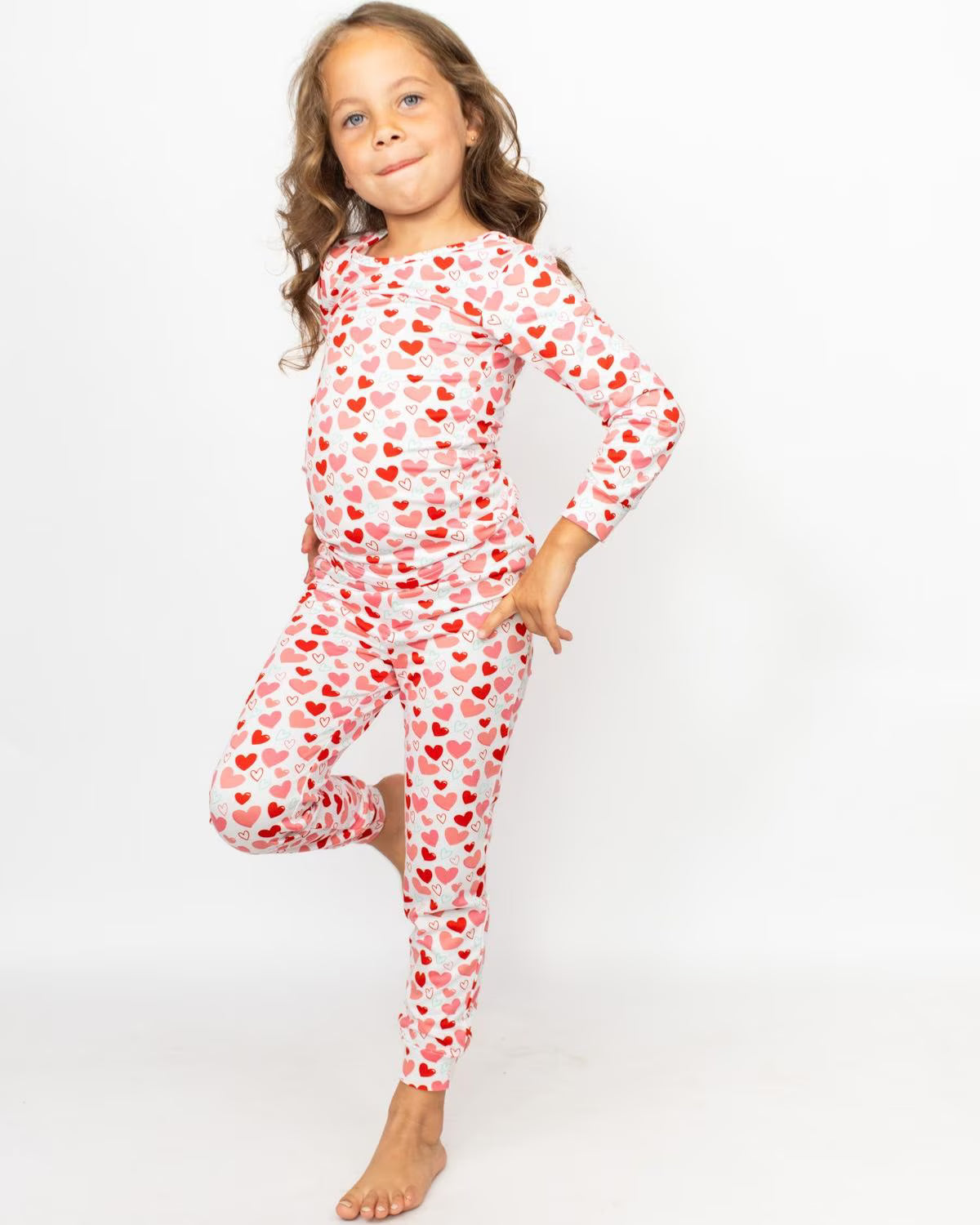 All You Need Is Love- Kids LS Pajamas