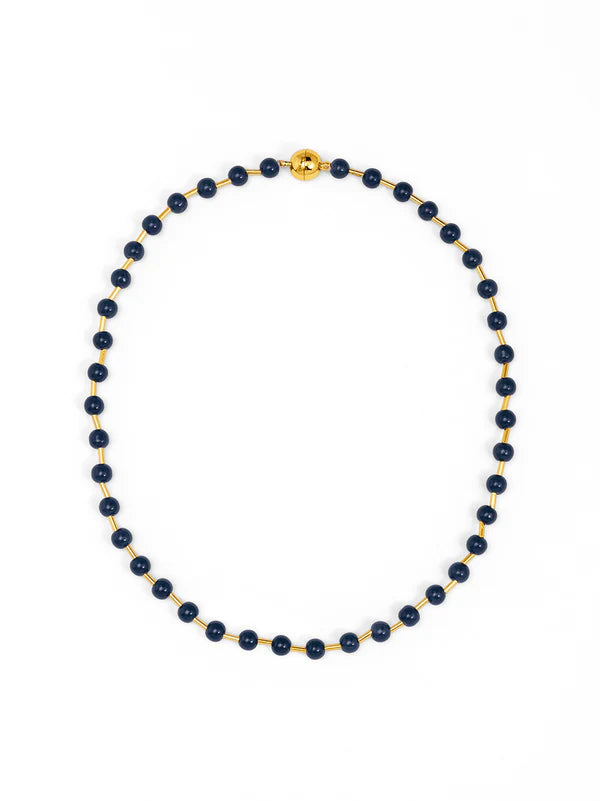 Zenzii - Glass Bead Magnet Short Necklace