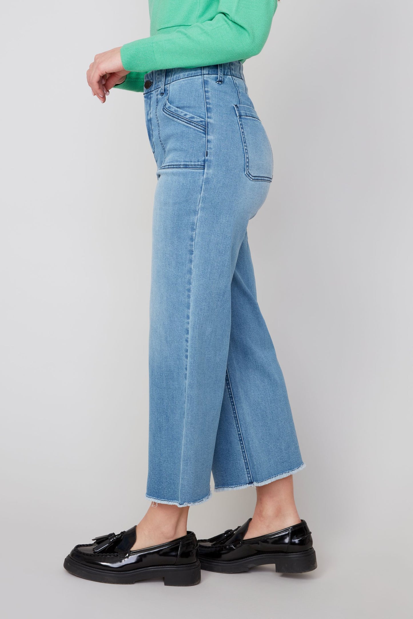 Renuar - Blue Wash Woven Pant