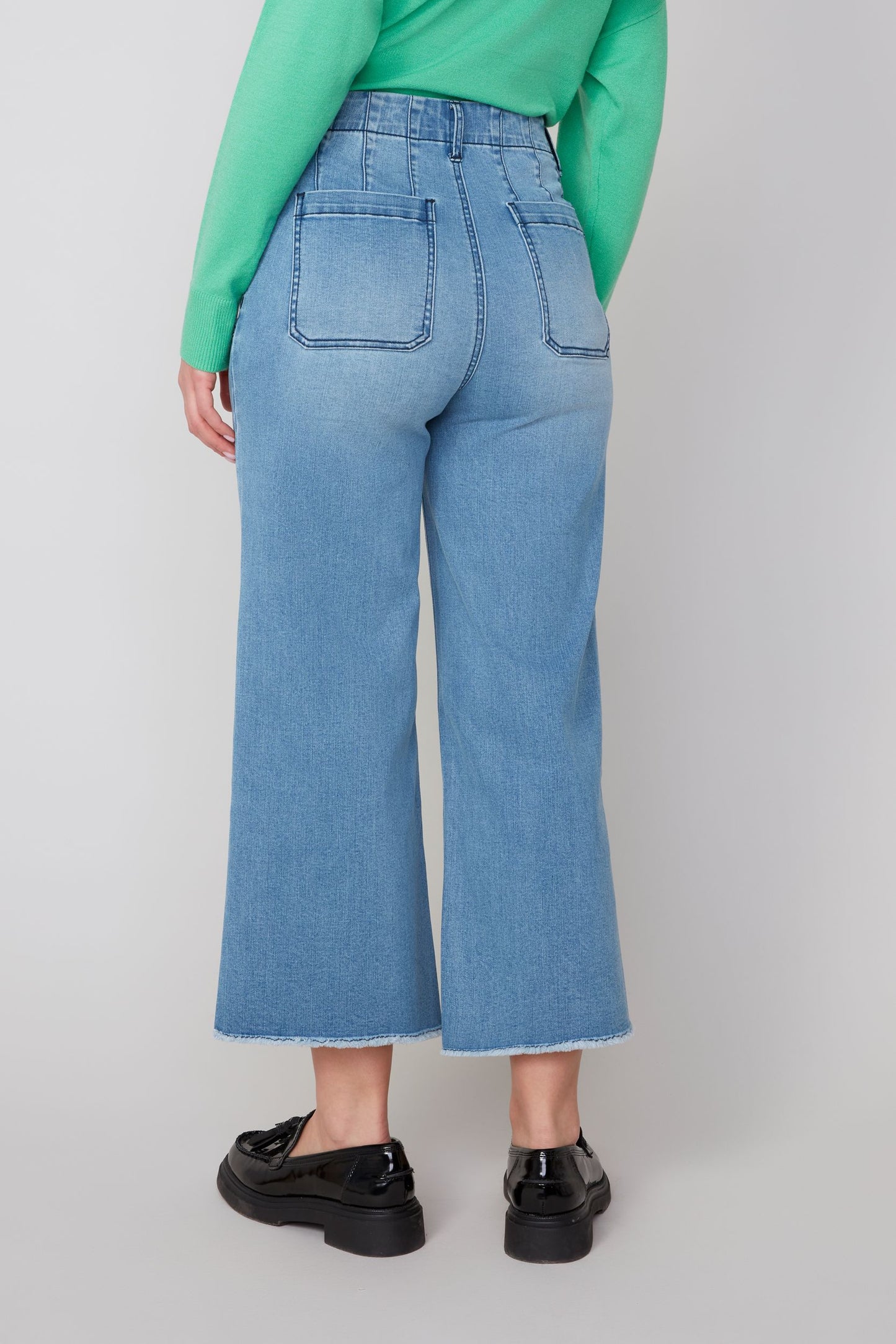Renuar - Blue Wash Woven Pant