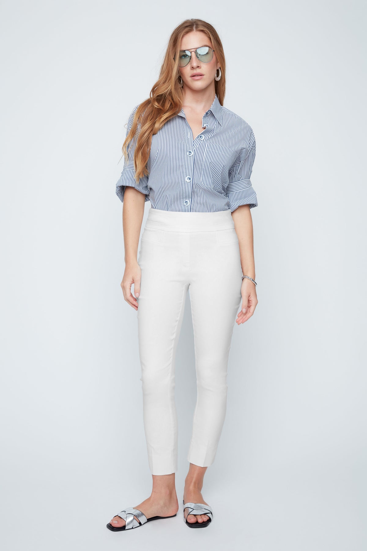 RENUAR - Oyster Woven Pant