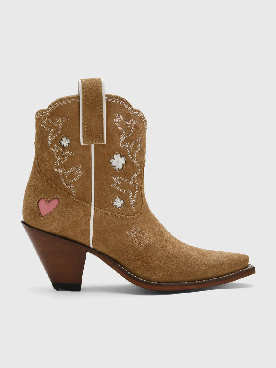Besita Boots- Nectar Bootie- Toffee Suede