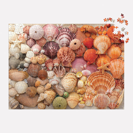Chronicle Books - Vibrant Seashells 1000 Piece Puzzle